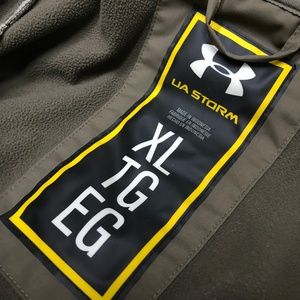 under armour men's ua storm coldgear infrared skysweeper wind hoodie